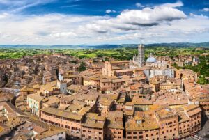 Panoramica della città di Siena
