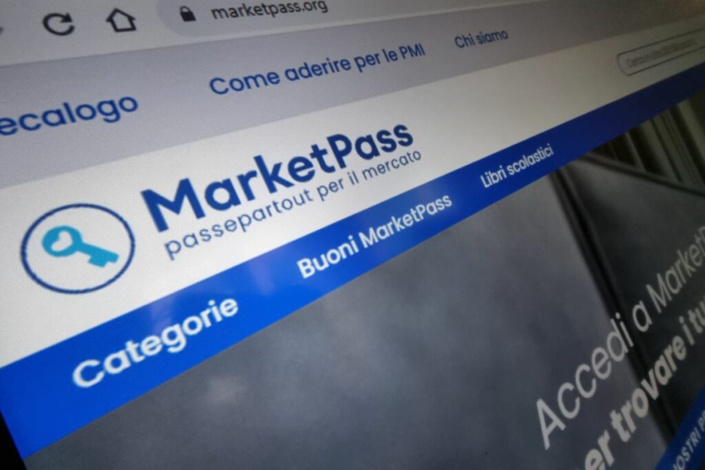 Il sito di MarketPass - Foto: TreCuori